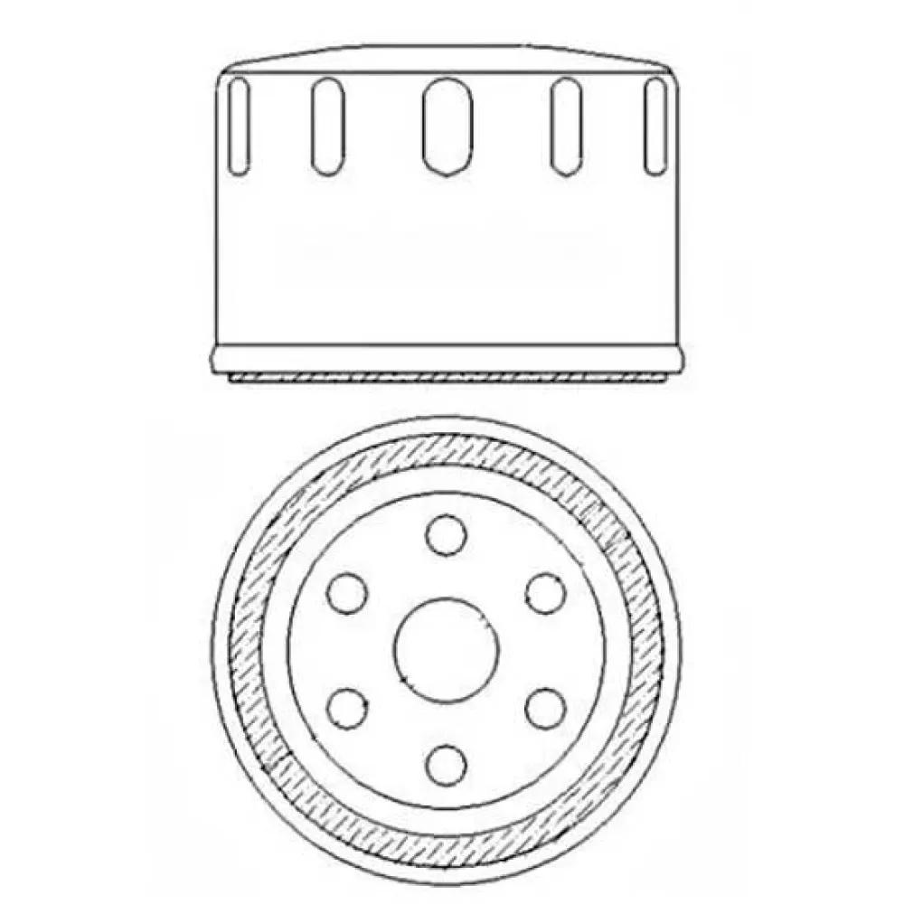 hokio oil filter bmw r 1200 r/kymco ak 550cc