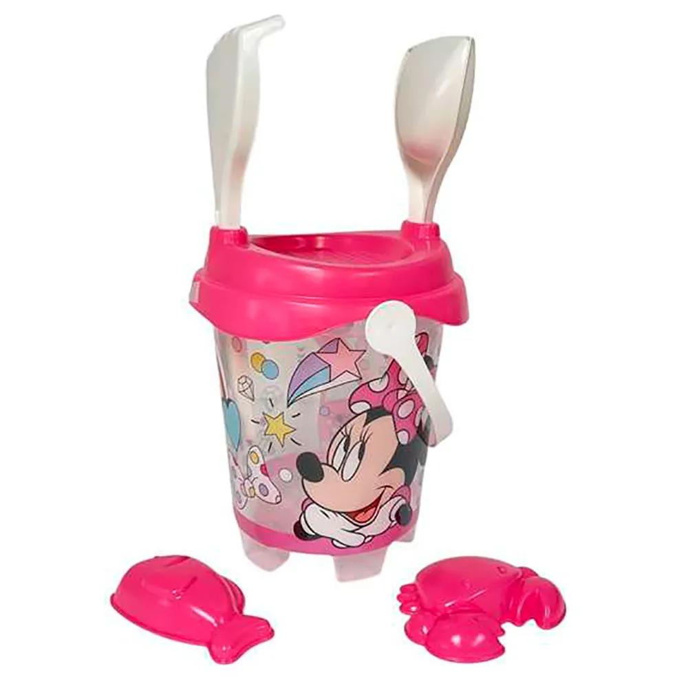 unice toys beach bucket minnie castle rose