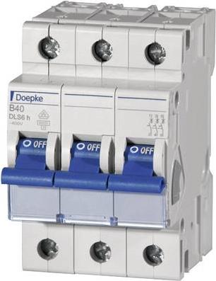 doepke circuit breaker dls 6h b13-3 6ka