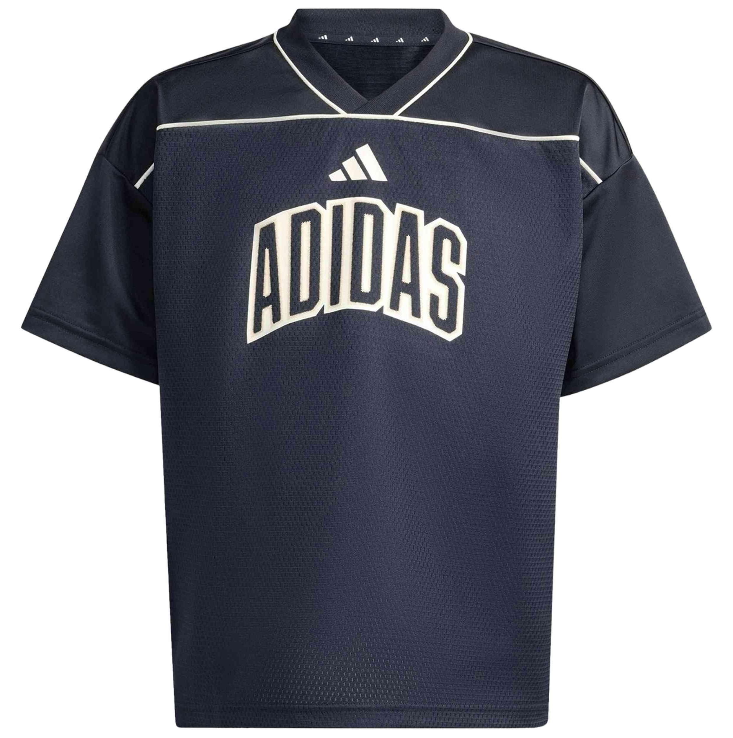 adidas t-shirt stadium black/white 13/14 ans