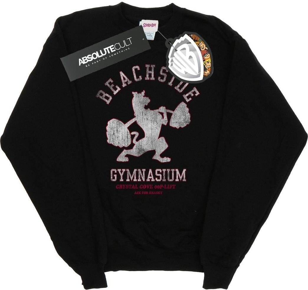 scooby doo sweatshirt beachside gymnasium black s