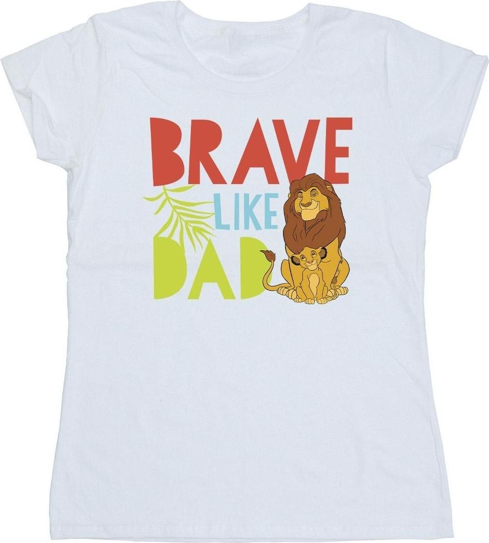 disney t-shirt brave like dad white xxl