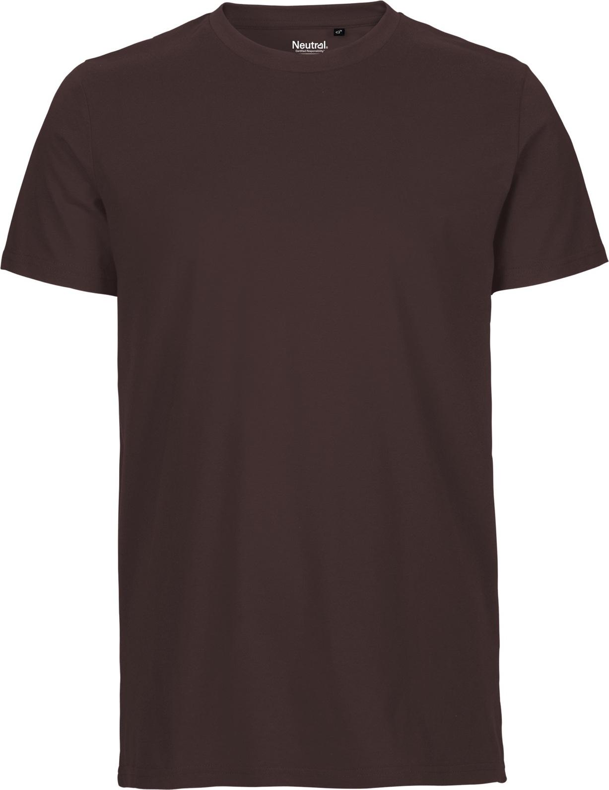 neutral t-shirt fitted brown 2xl