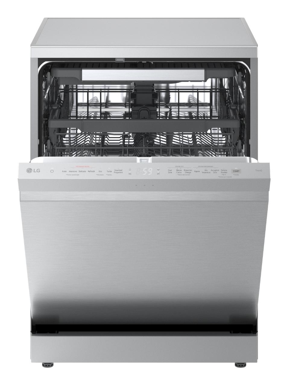 lg dishwasher df375hvs 14 place settings silver
