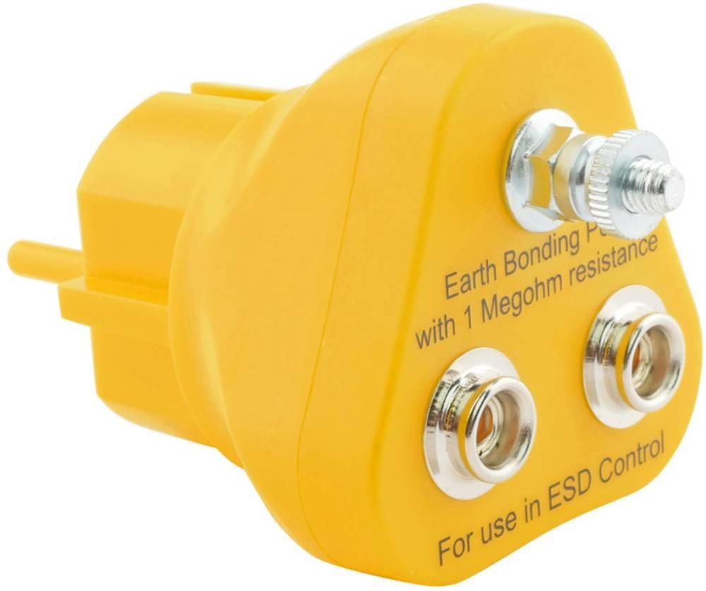 bernstein esd grounding plug 2 push buttons 10mm