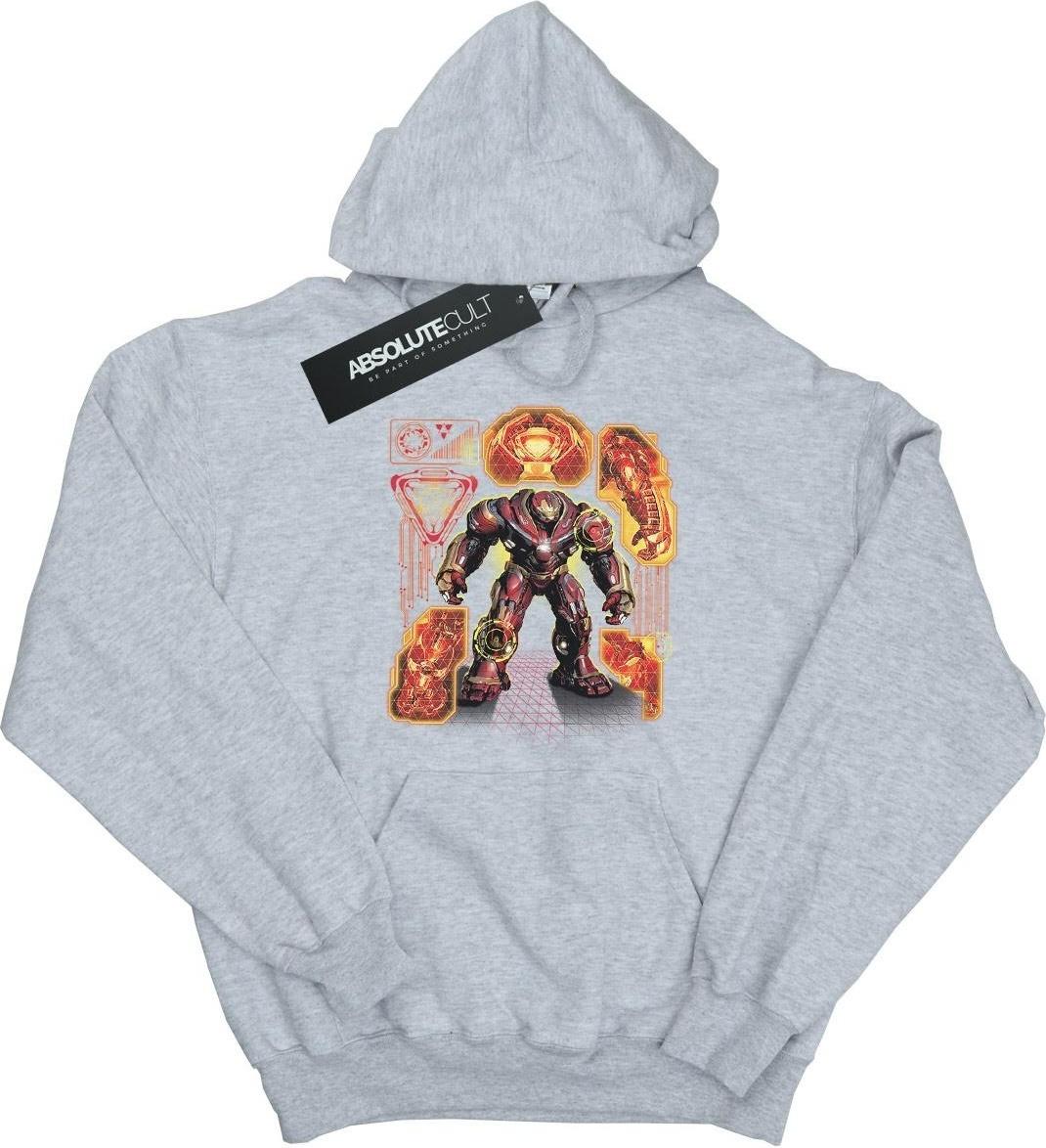 marvel hoodie avengers infinity warbuster grey 140-146