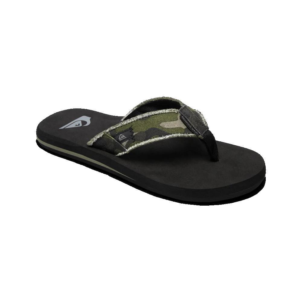 quiksilver flip flops monkey abyss black/green 46 eu