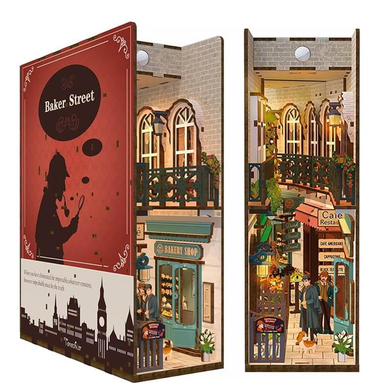 tonecheer book nook sherlock holmes 3d puzzle kit