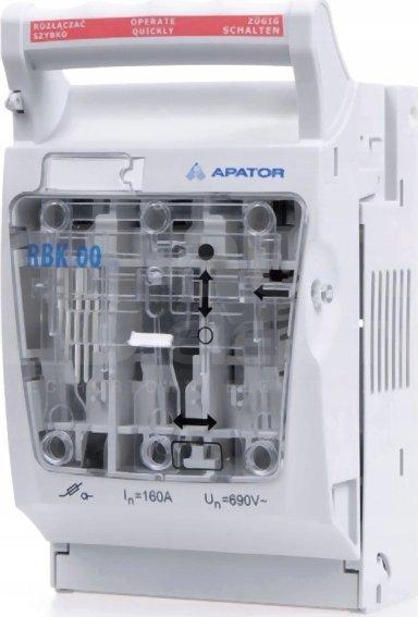apator insulating fuse switch rbk 00 160a