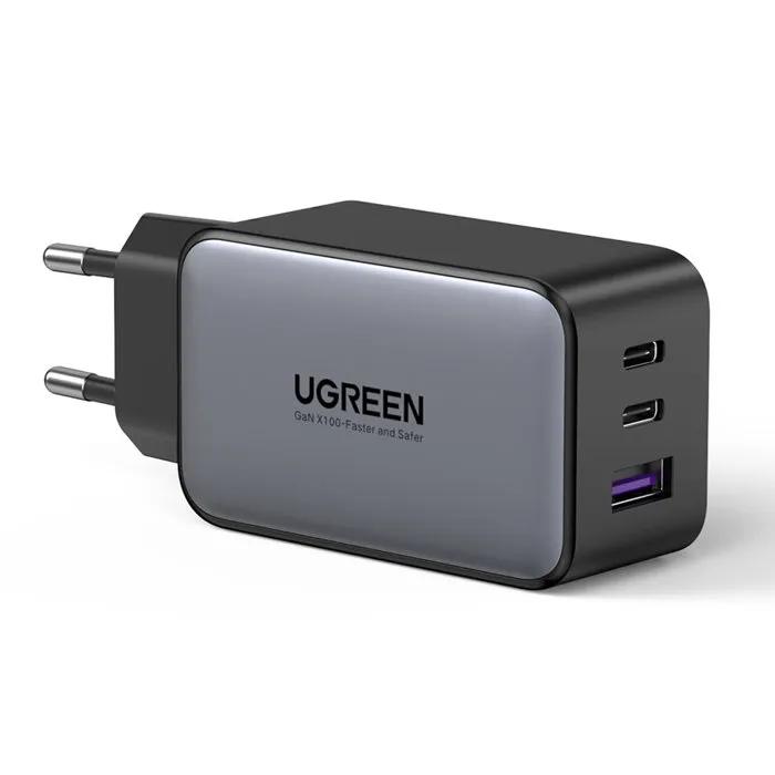 ugreen charger 65w gan 2xusb-c 1xusb-a