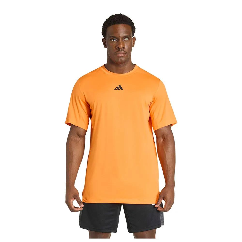 adidas t-shirt d4t essentials orange m