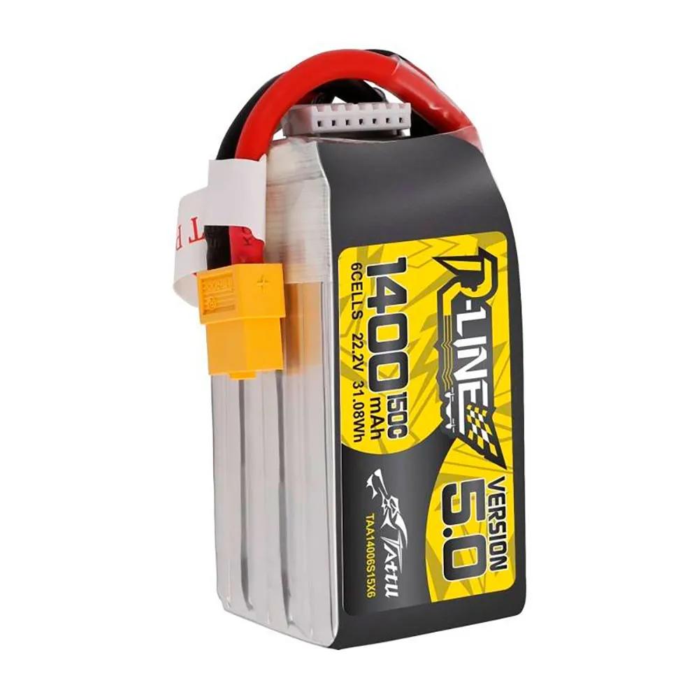 tattu lipo battery r-line 5.0 1400mah 22.2v 150c