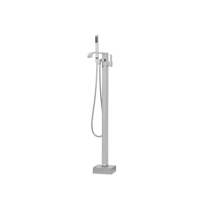beliani freestanding bathtub faucet niagara chrome