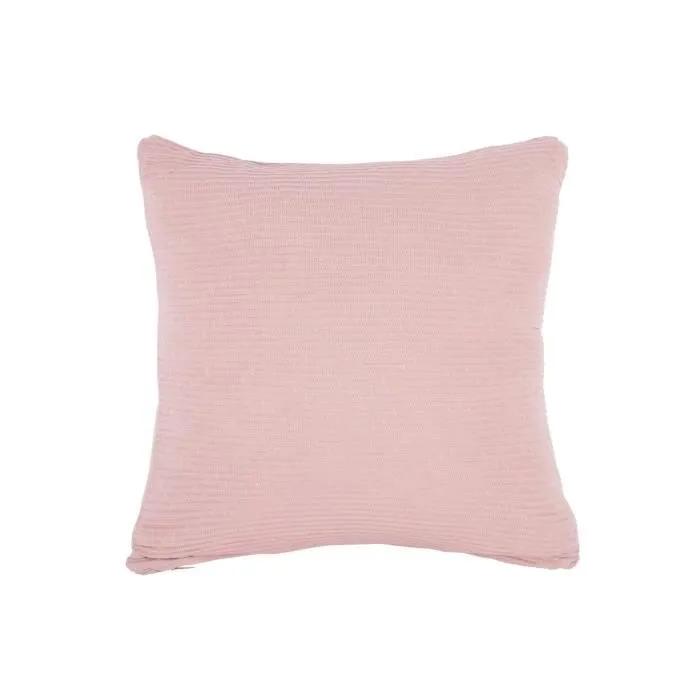 present time decorative cushion zigzag soft pink 45x45x15cm