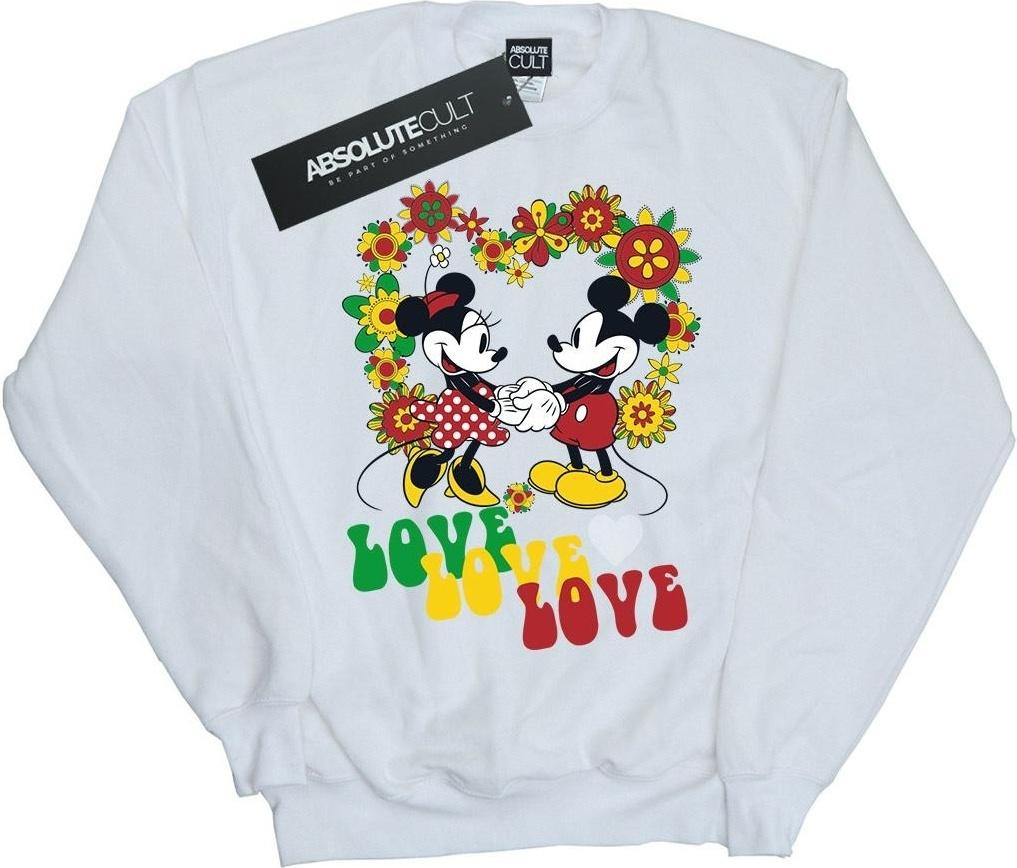 disney sweatshirt hippie love white xl