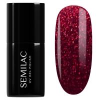 semilac hybrid nail polish holly berry red 7ml