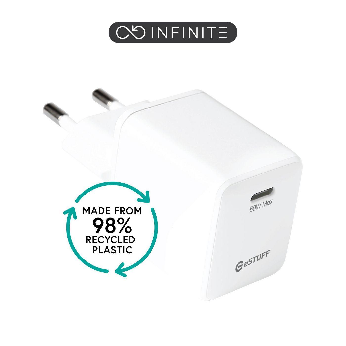estuff usb-c charger infinite grs 60w