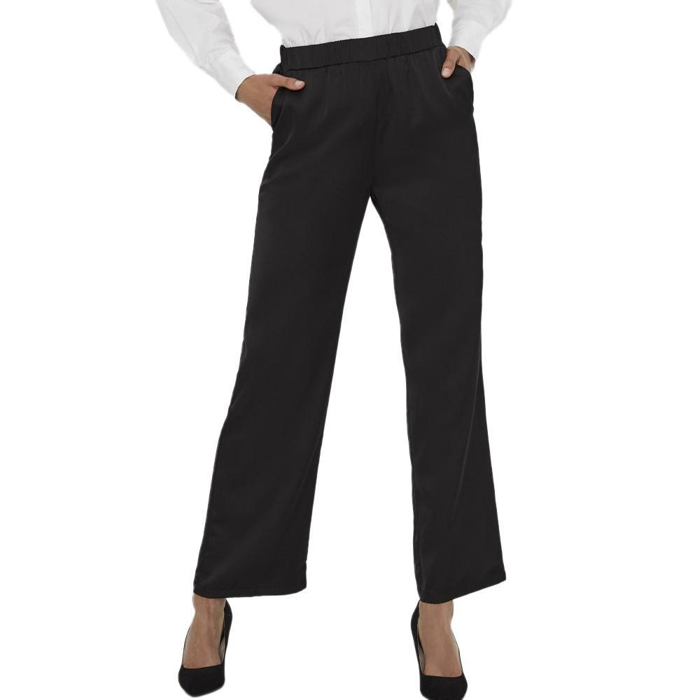 vero moda trousers fluid black m