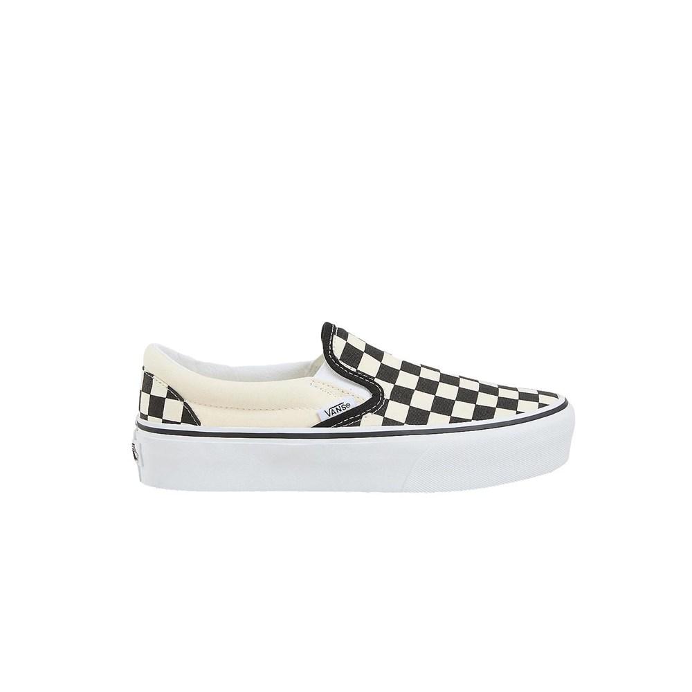 vans sneakers classic slip-on platform checkerboard 40.5
