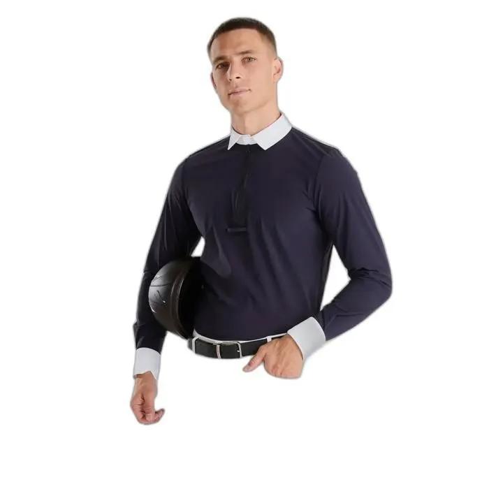 horse pilot polo shirt aeris competition blue xs