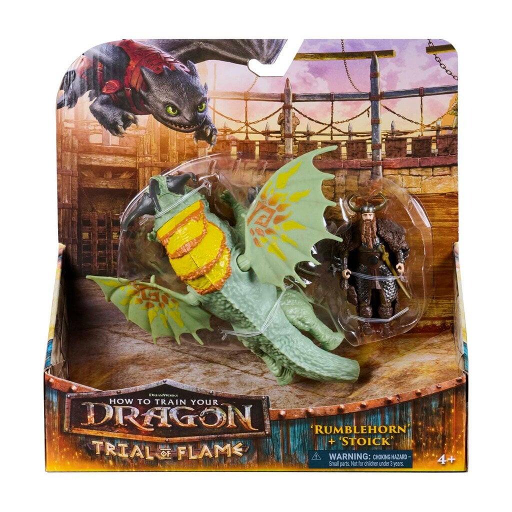 spin master action figures dragon rumblehorn stoick 2 pack
