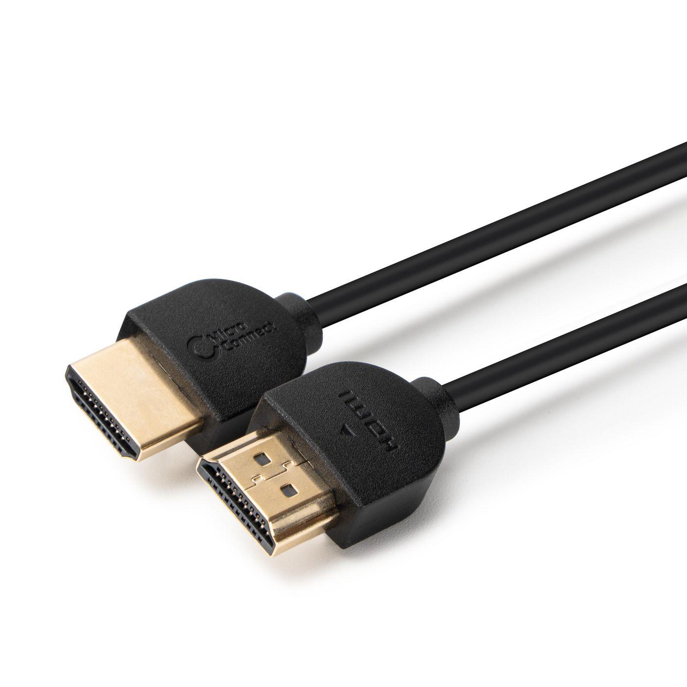 microconnect hdmi cable hdm19191bsv2.0 1m 4k
