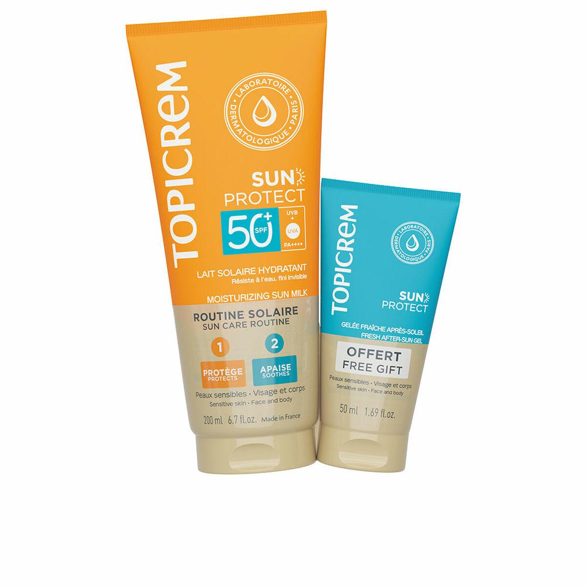topicrem sunscreen set spf50+ 200ml + aftersun 50ml