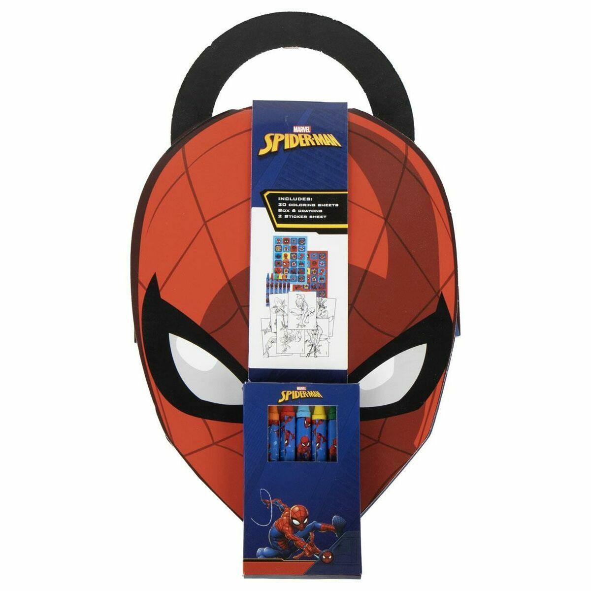 cerda activity set spiderman coloring album 25x29cm