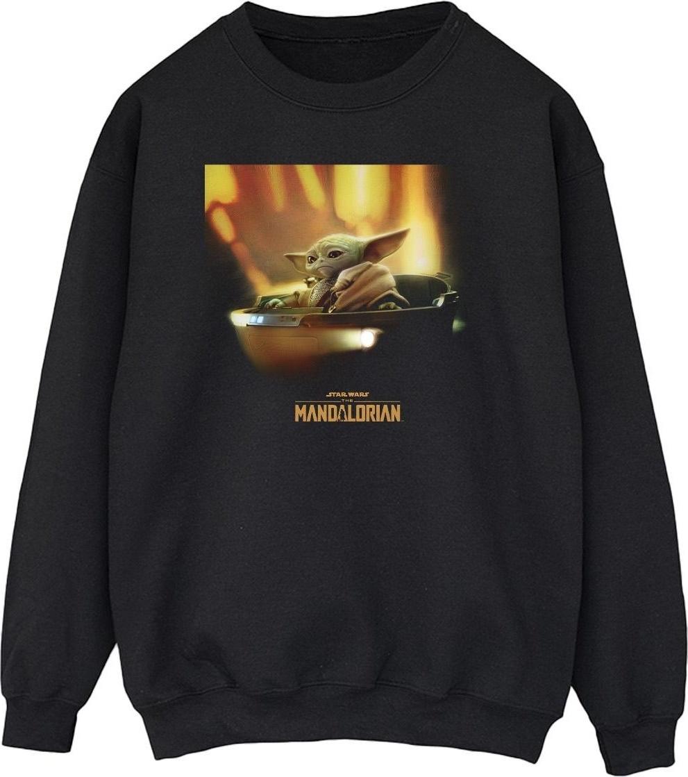star wars sweatshirt the mandalorian black l