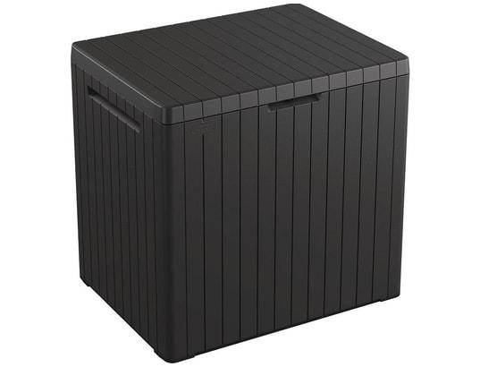 keter garden storage box city cube 113l anthracite