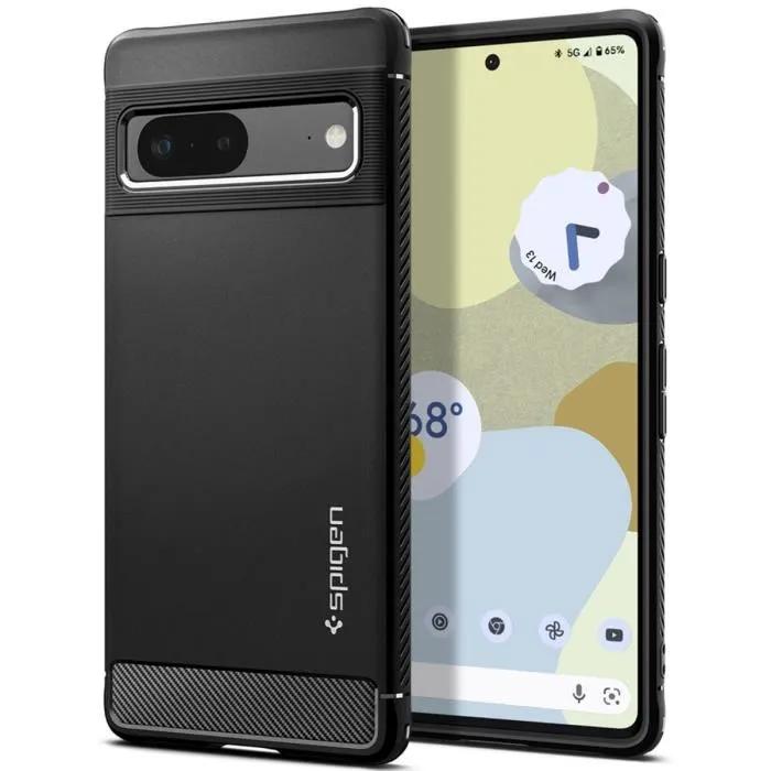 spigen phone case rugged armor matte black