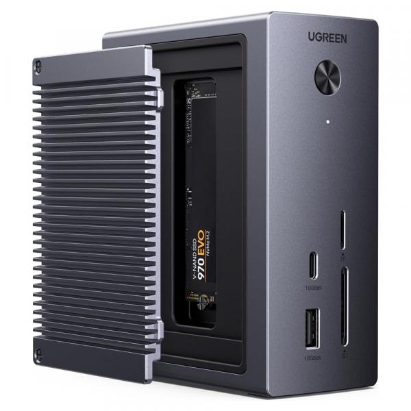 ugreen docking station cm923 10-in-1 grey
