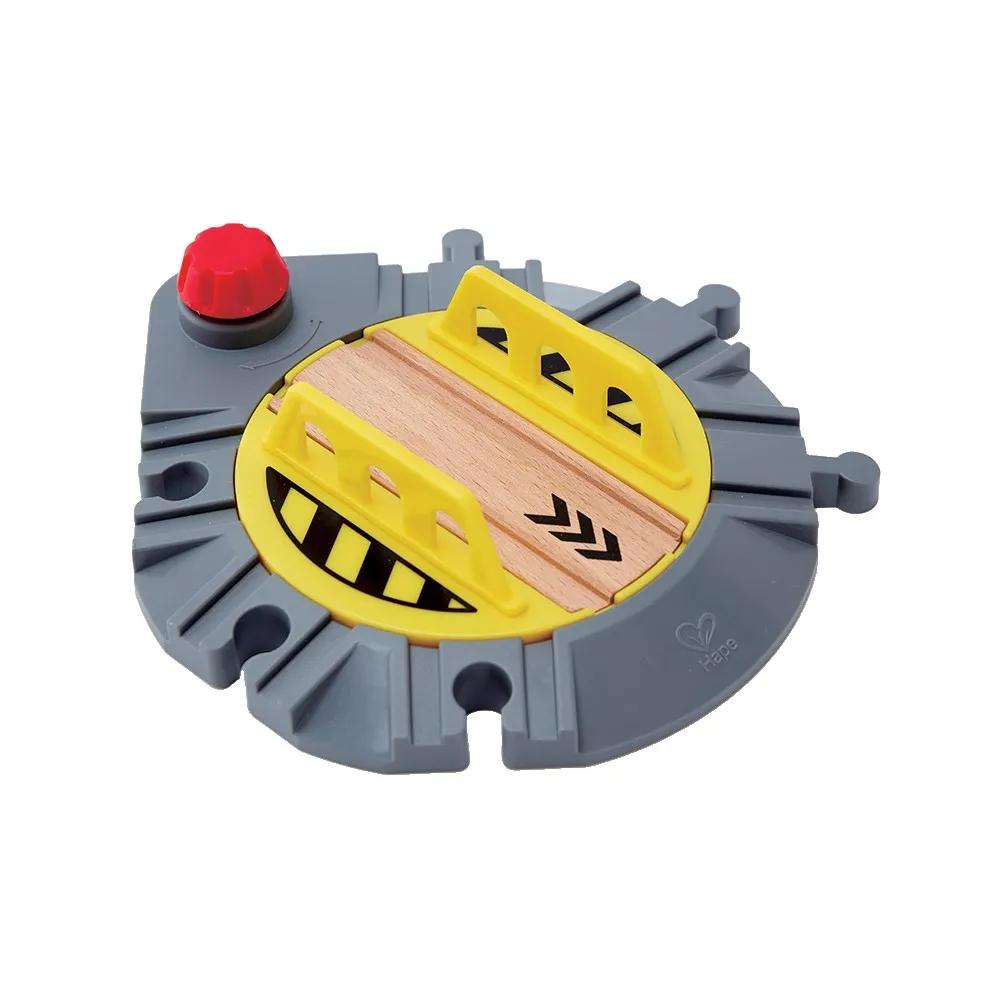 hape train turntable adjustable yellow