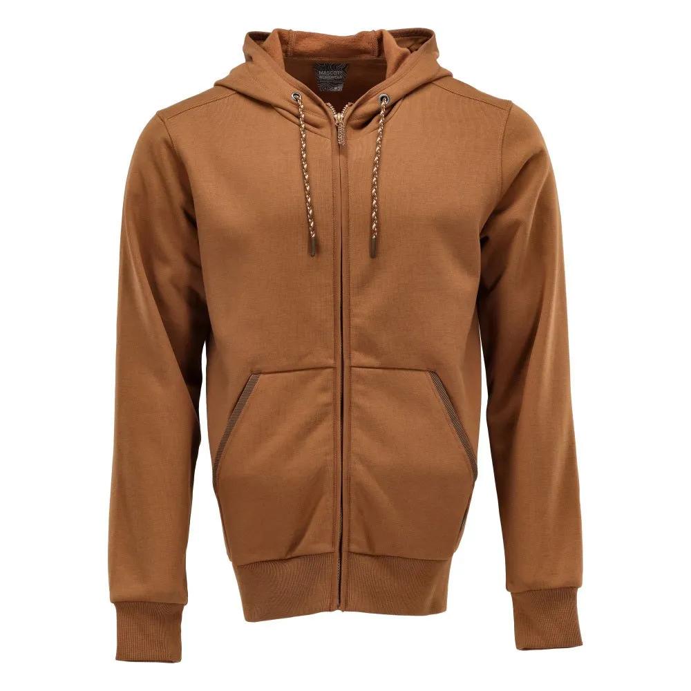 mascot hoodie customized 22486 brown s
