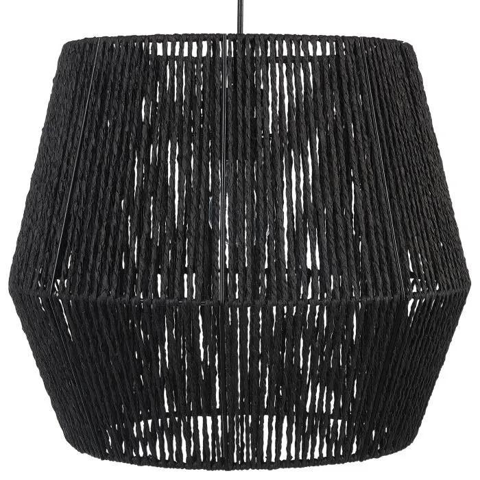 beliani suspension lamp gweru black 1 piece