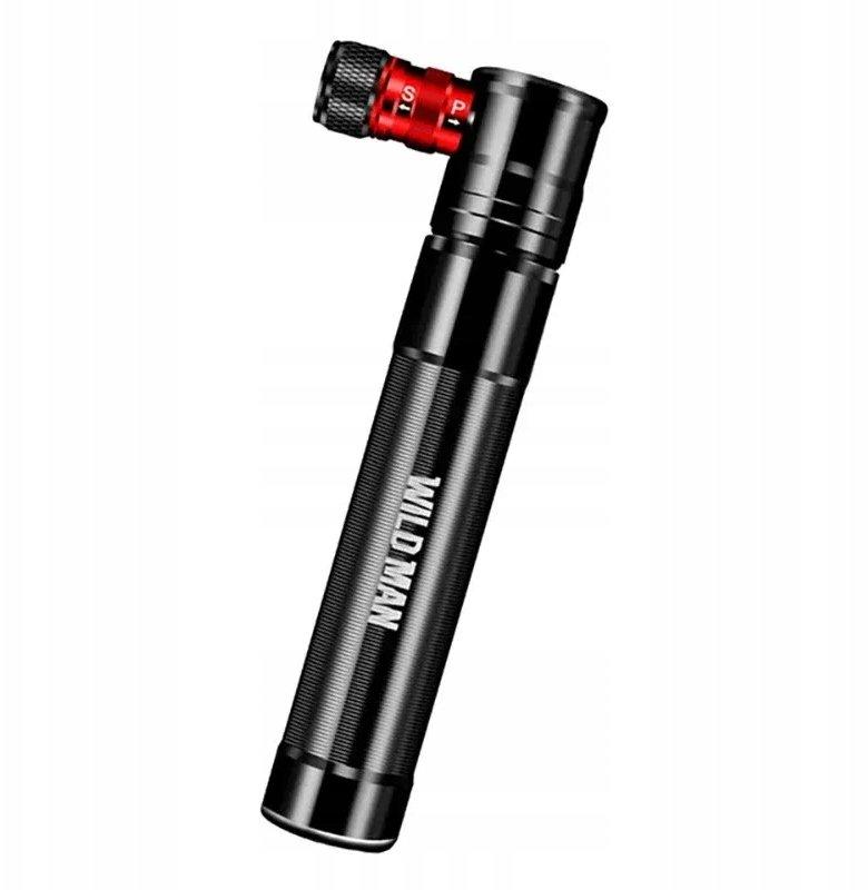 wildman hand bicycle pump gk8 black