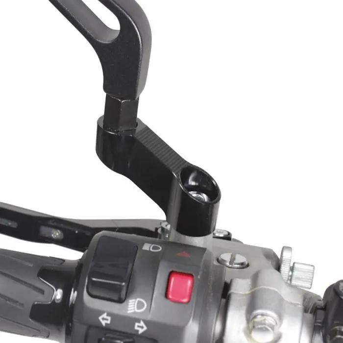 chaft motorcycle mirror extender black