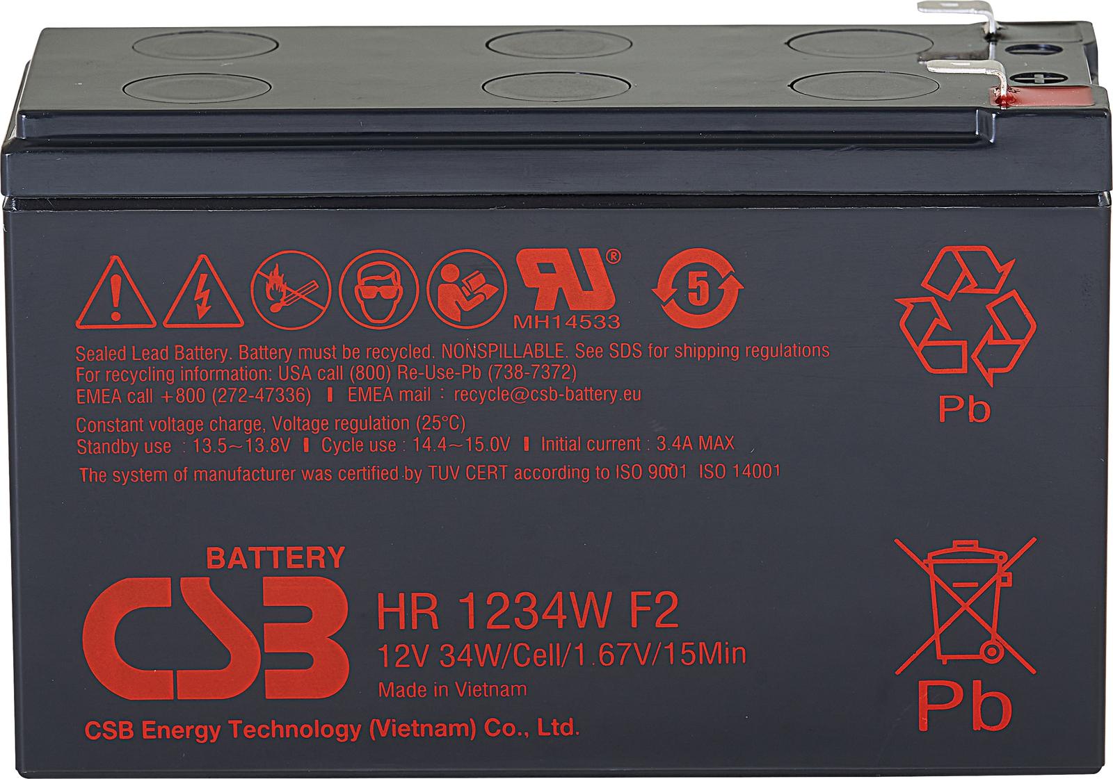 lead-acid battery 12v 34w