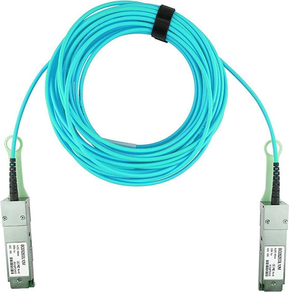 blueoptics active optical cable qsfp28 100gbase-sr4 15m
