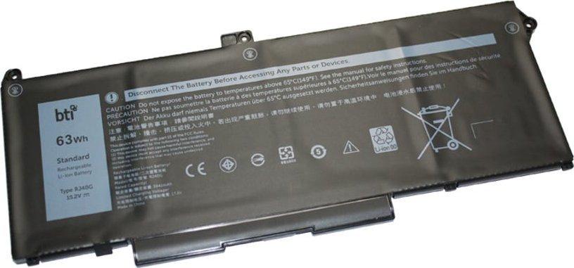 bti laptop battery rj40g 3941mah 63wh
