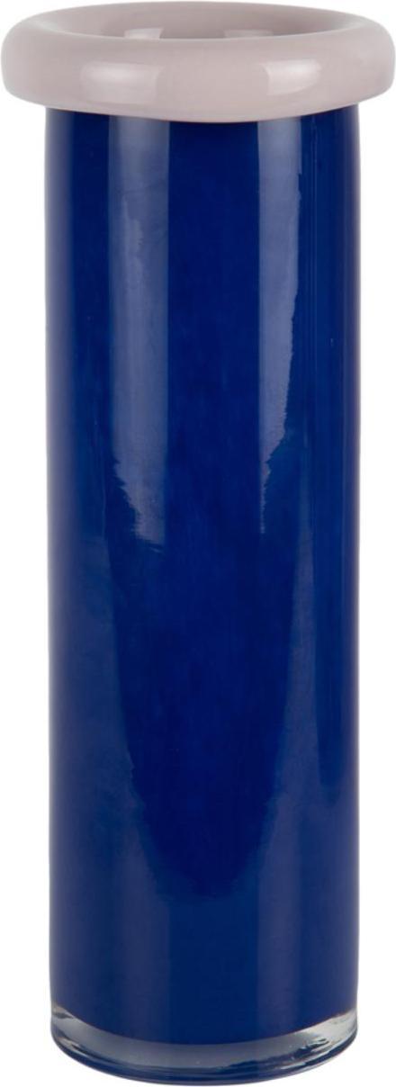 present time vase plegado xxl blue 12x12x33cm