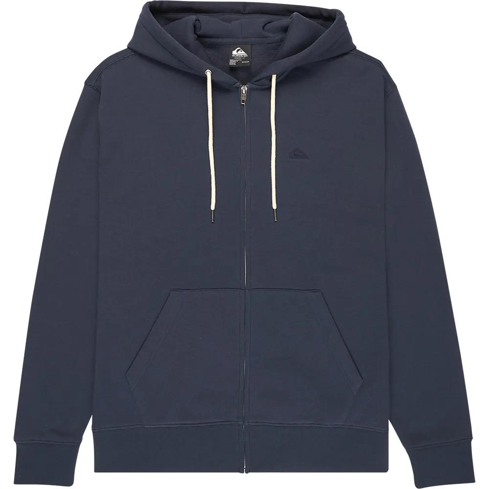 quiksilver hoodie salt water zip dark navy s