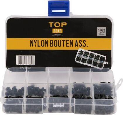 topgear nylon bolt assortment box 160 pieces