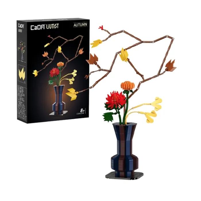 cada construction blocks floral art autumn c59025w 795 pcs