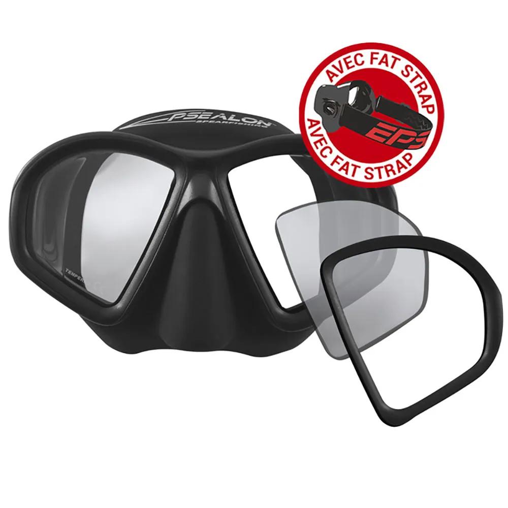 epsealon diving mask seaquest diopter fat strap black