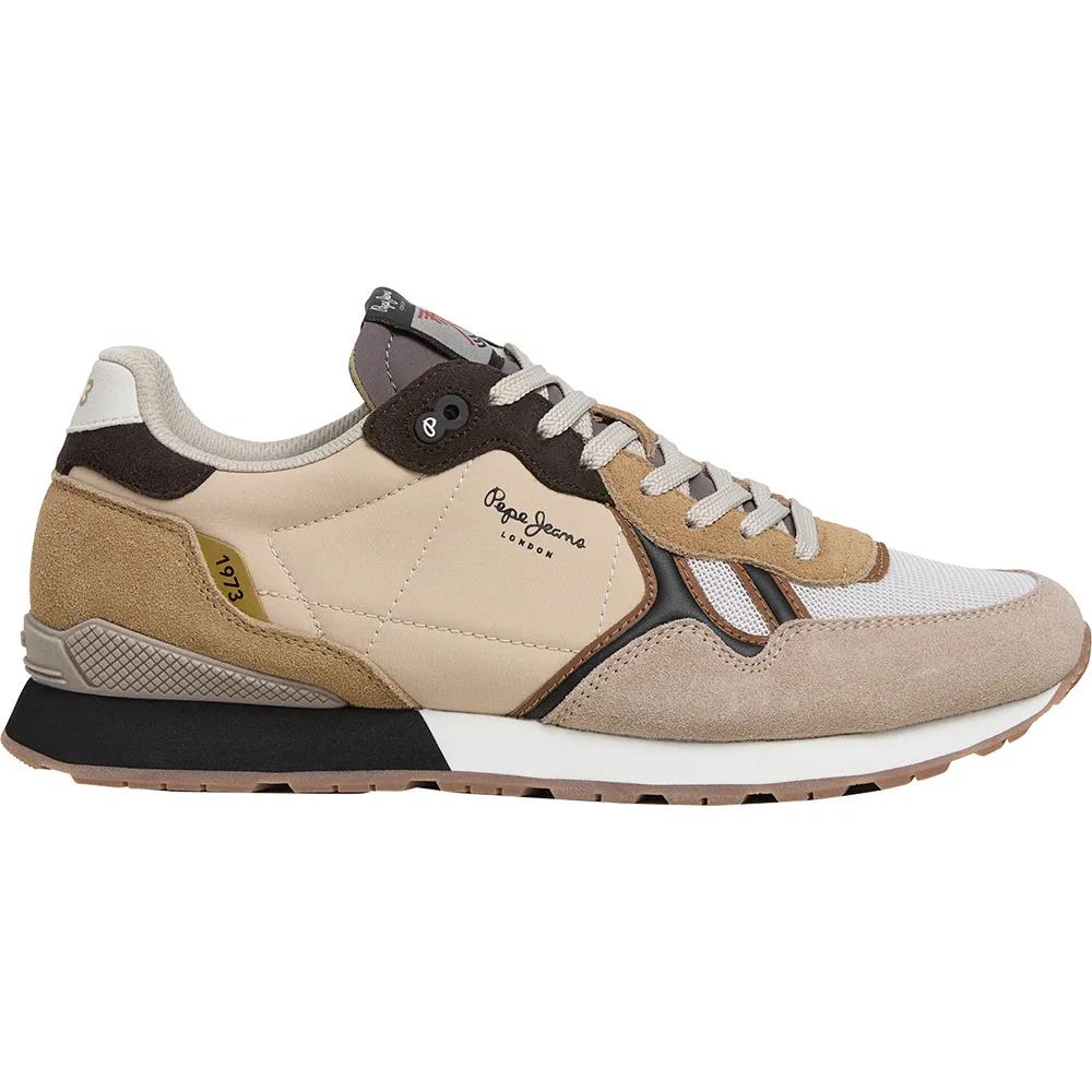 pepe jeans sneakers brit back beige 45 eu