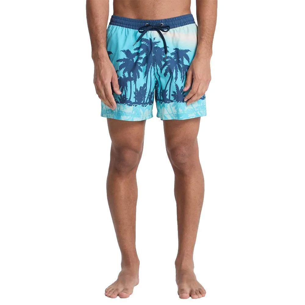 quiksilver swim shorts everyday printed volley 15 inch blue m