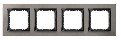 ospel frame quadruple brushed satin r-4yac/63/25