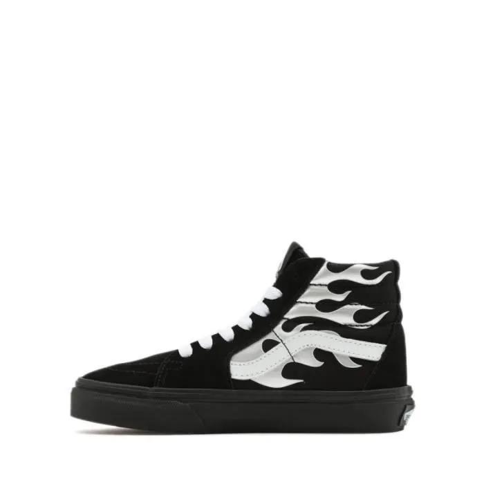 vans sneakers sk8-hi metallic flame black/silver 30