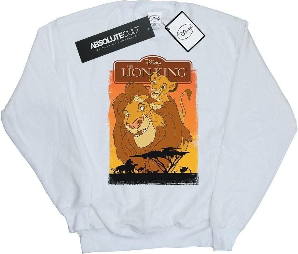 disney sweatshirt the lion king simba mufasa white